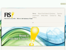 Tablet Screenshot of freshideas.ca